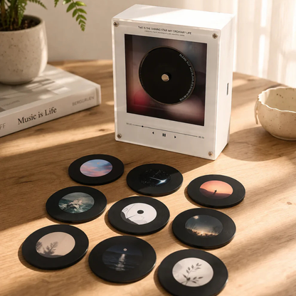 TuneMemo™ Mini Giradischi in Stile Vinile