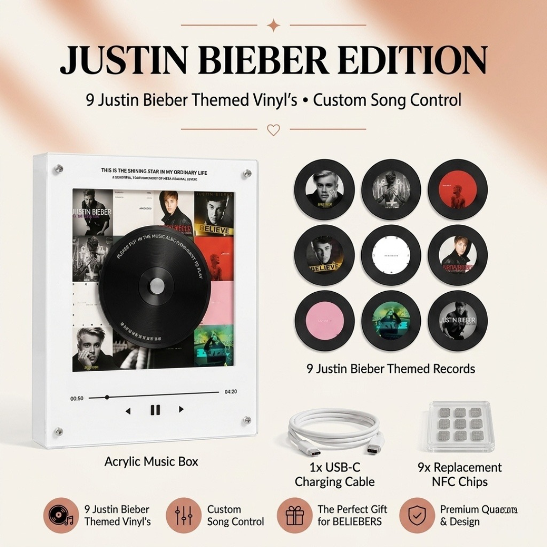 TuneMemo™ Mini Giradischi in Stile Vinile