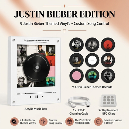 TuneMemo™ Mini Giradischi in Stile Vinile