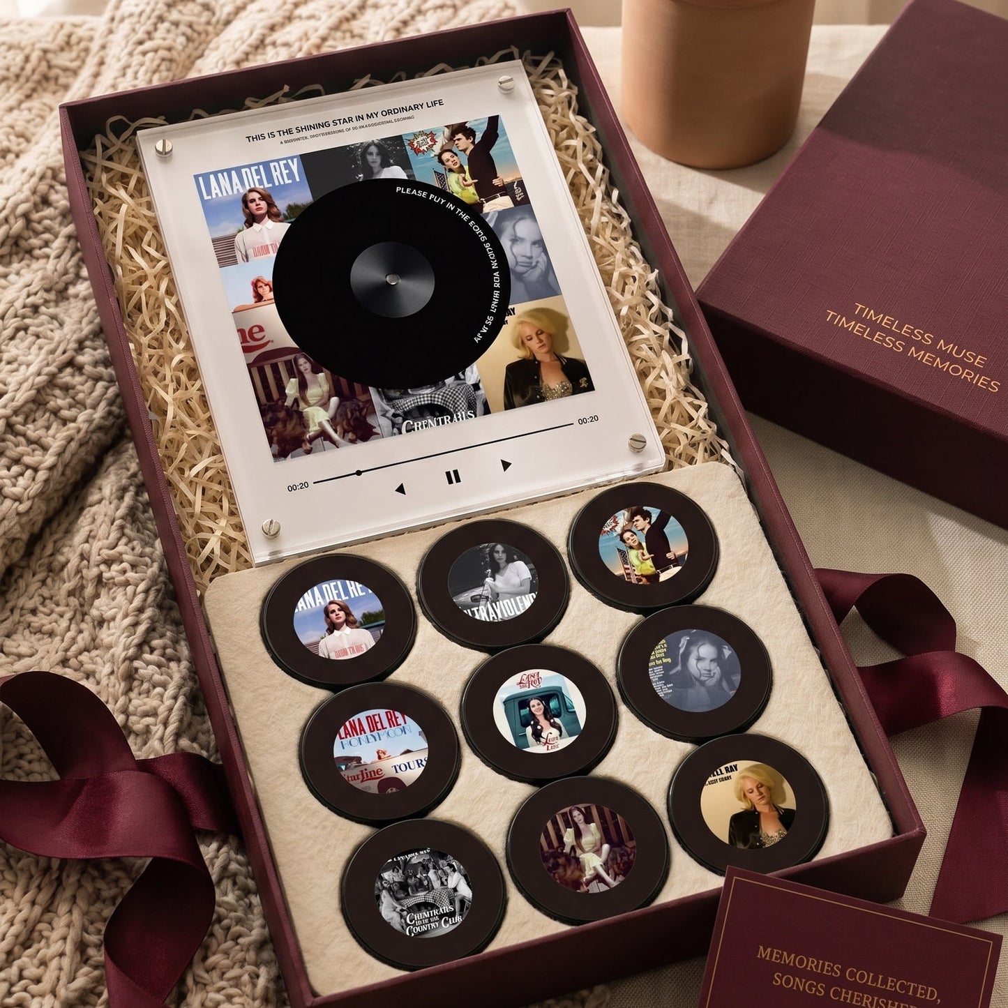 TuneMemo™ Mini Giradischi in Stile Vinile