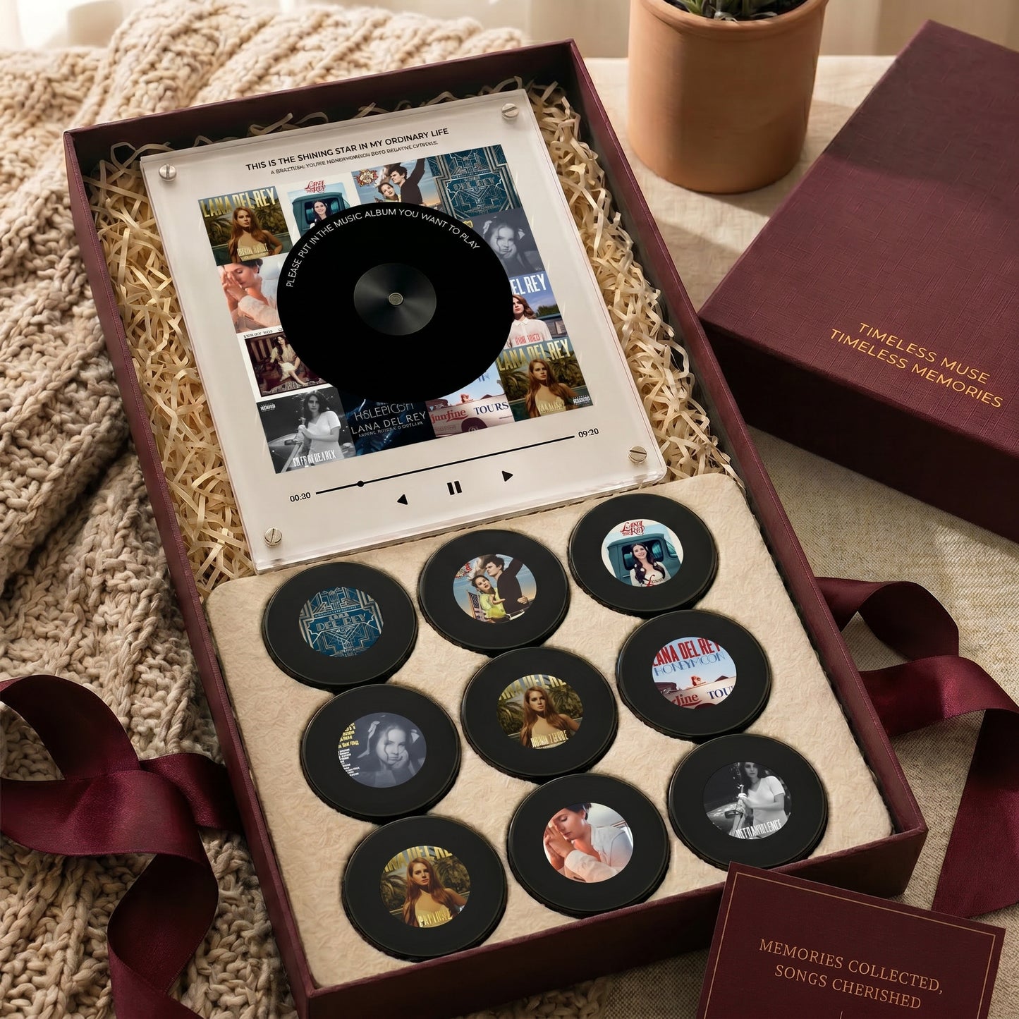 TuneMemo™ Mini Giradischi in Stile Vinile