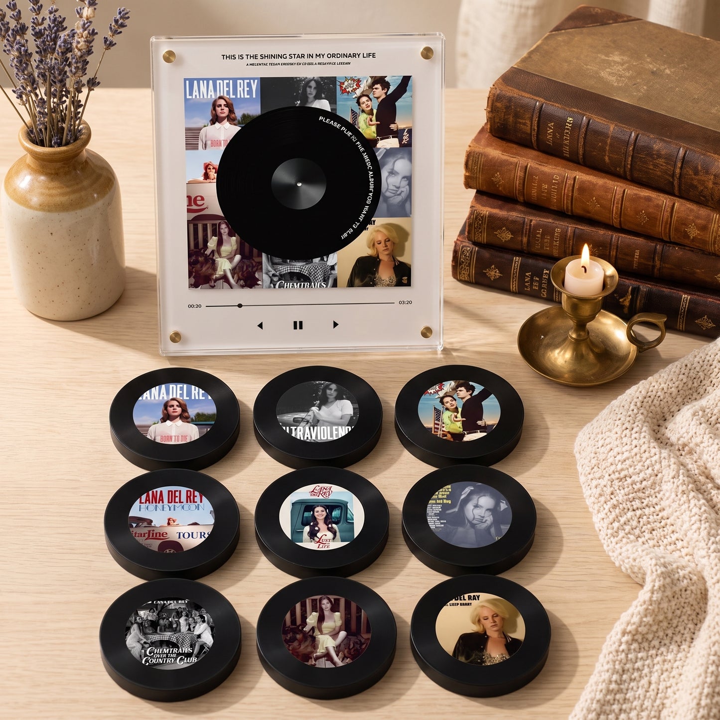 TuneMemo™ Mini Giradischi in Stile Vinile